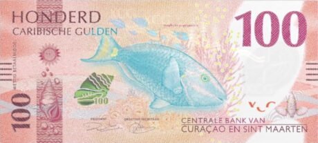 Кюрасао та Сінт-Мартен повідомляють про випуск нової 100-гульденової банкноти (B104a) 31.03.2025 р.