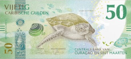 Кюрасао та Сінт-Мартен повідомляють про випуск нової 50-гульденової банкноти (B103a) 31.03.2025 р.