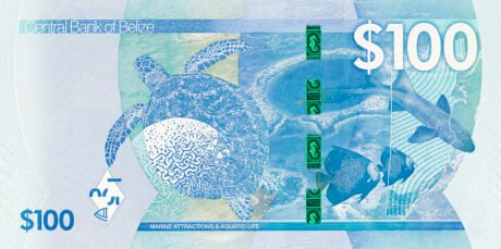 Новая 100-долларовая купюра Белиза (B336a) планируется к выпуску в середине 2025 года