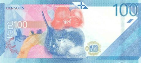 Перу новий підпис/дата (16.12.2021) 100-сольна банкнота (B540b) підтверджено