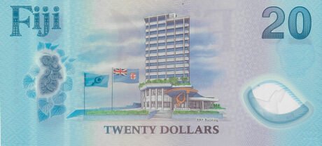 Повідомляється про випуск нової полімерної 20-доларової банкноти Фіджі (B536a) 02.01.2026.