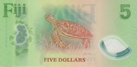 Повідомляється про випуск нової полімерної 5-доларової банкноти Фіджі (B534a) 02.01.2026.