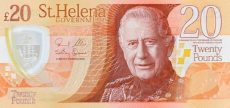 Новая 20-фунтовая полимерная банкнота (B312a) острова Святой Елены, как сообщается, будет введена в обращение в январе 2026 года.