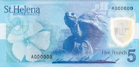 Новая полимерная банкнота номиналом 5 фунтов стерлингов (B310a) острова Святой Елены, как ожидается, будет введена в обращение в январе 2026 года.