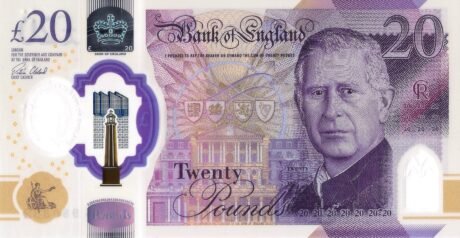 Подтверждено выпуск новой 20-фунтовой банкноты (B209b) в Соединенном Королевстве.