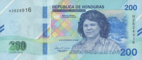 Выпуск новой памятной банкноты Гондураса номиналом 200 лемпир (B358) подтвержден.