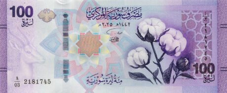 В Сирии подтвержден выпуск новой банкноты в 100 фунтов стерлингов (B640a).