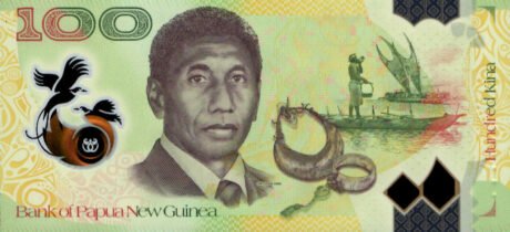 Potwierdzono emisję nowego banknotu pamiątkowego Papui-Nowej Gwinei o nominale 100 kina (B163a).