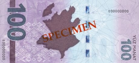 Wprowadzenie do obiegu nowego banknotu azerskiego o nominale 100 manatów (B413) zaplanowano na 15 lipca 2026 r.