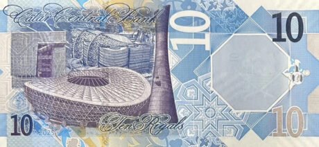 Подтверждена новая дата выпуска банкноты номиналом 10 риалов (B228a) в Катаре (2025 год).