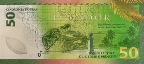 Подтверждено выпуск новой памятной банкноты Сан-Томе и Принсипи номиналом 50 добр (BNP317).